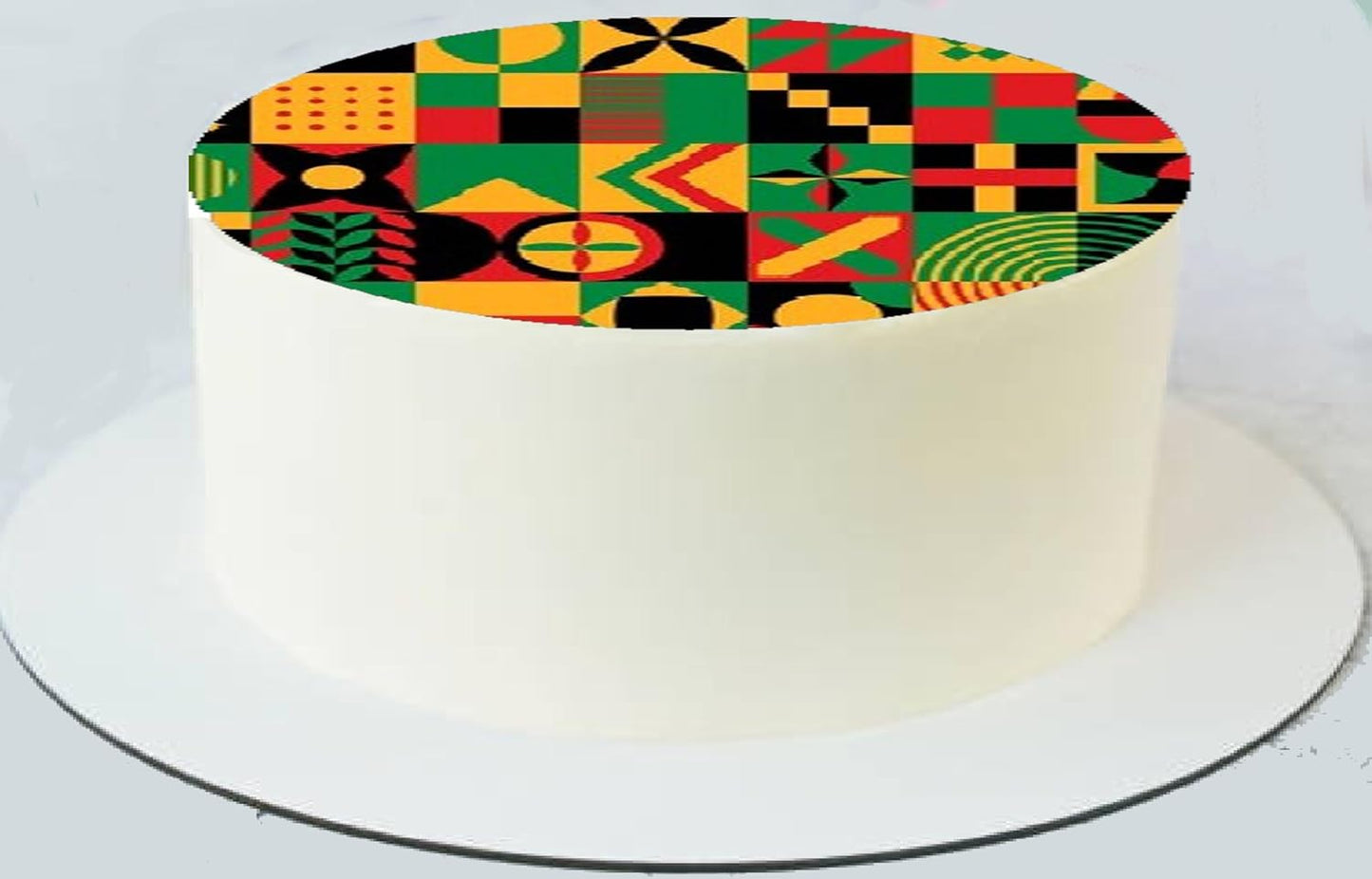 Juneteenth Bold and Beautiful Edible Image Sheet Cake Topper - Precut Easy To Use