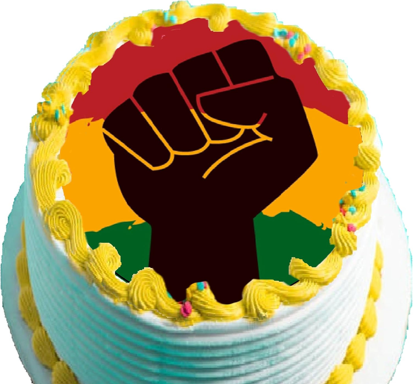Juneteenth Equality for all Edible Edible Image Sheet Cake Topper - Precut Easy To Use