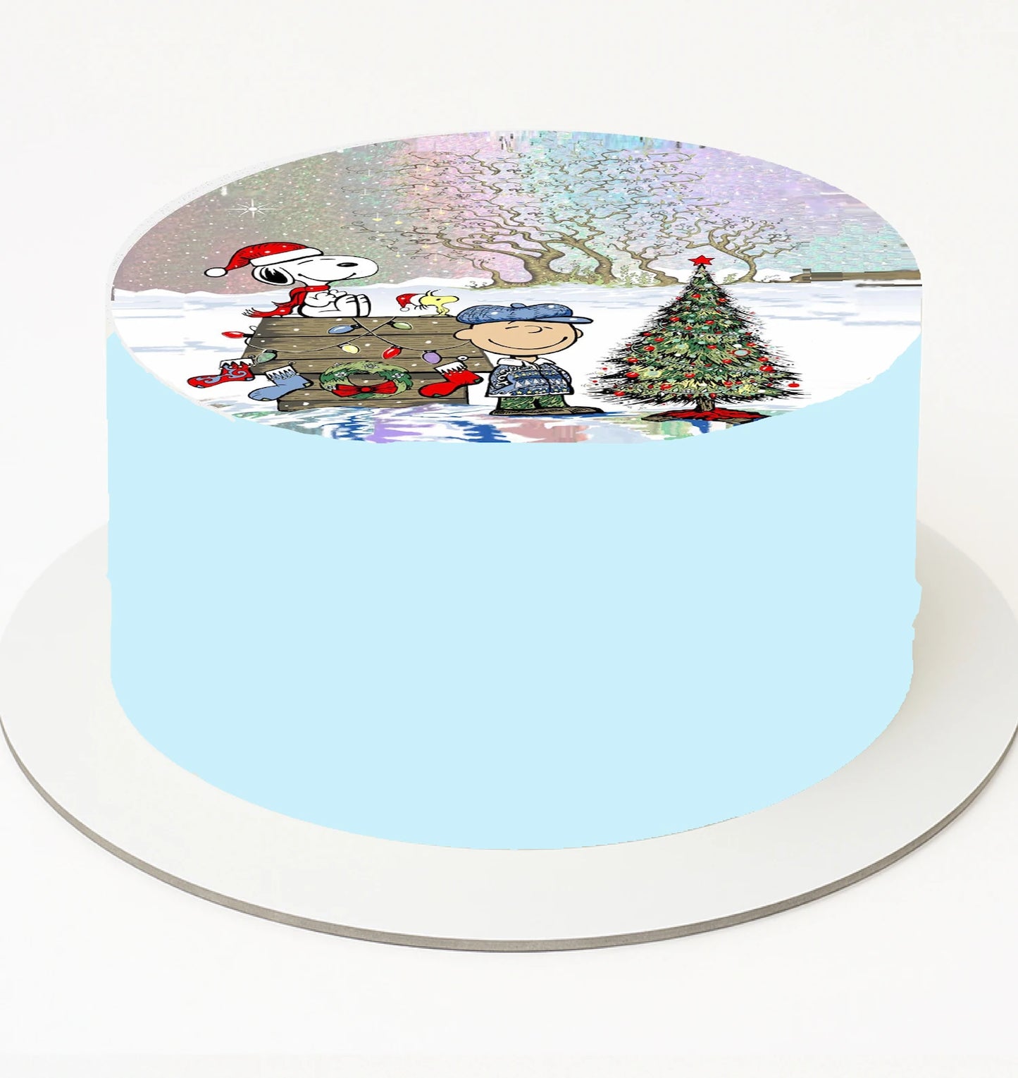 Edible Icing Images Christmas Snoops cake topper