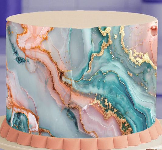 Luxe Strata Collection - Edible Image Bloom wrap