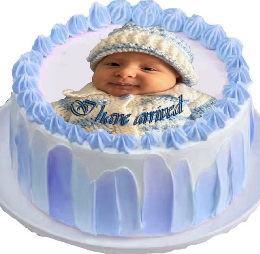 Make It YOUR Way | Upload Your Own Image | Edible Cake Topper - Precut picture