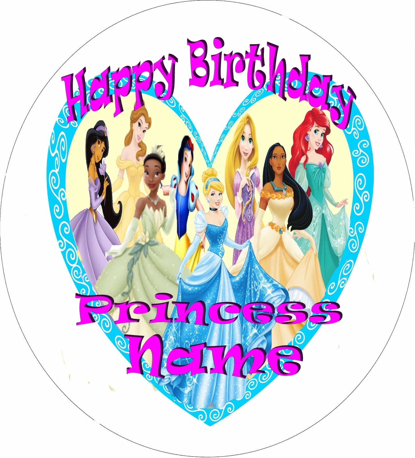 Edible Icing Images Disney Princess