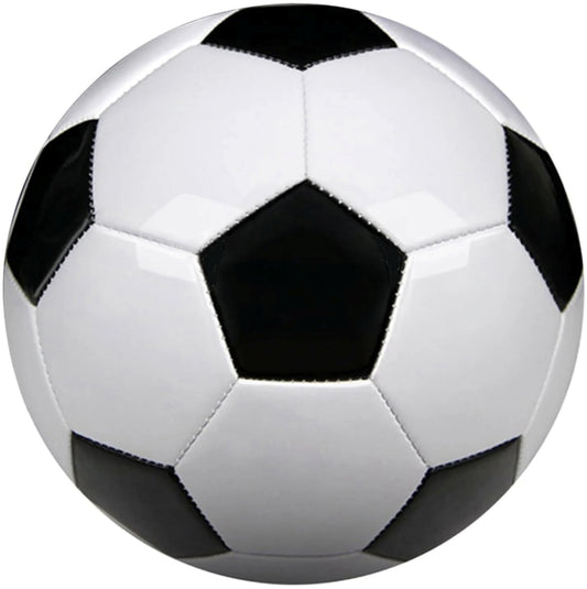 Precut edible icing image cake topper soccer ball.