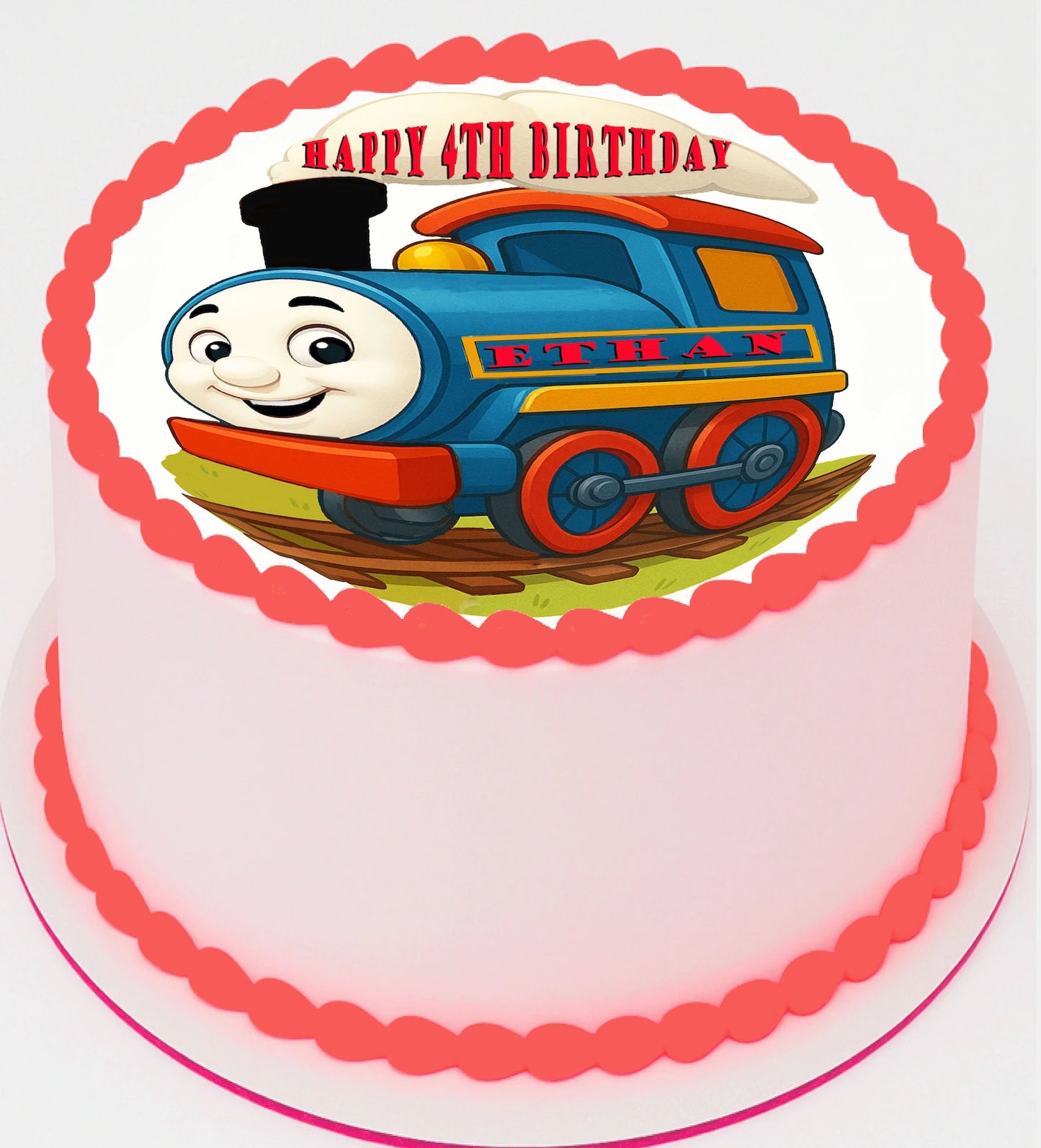 Thomas Tank Train Edible Images Cake Topper