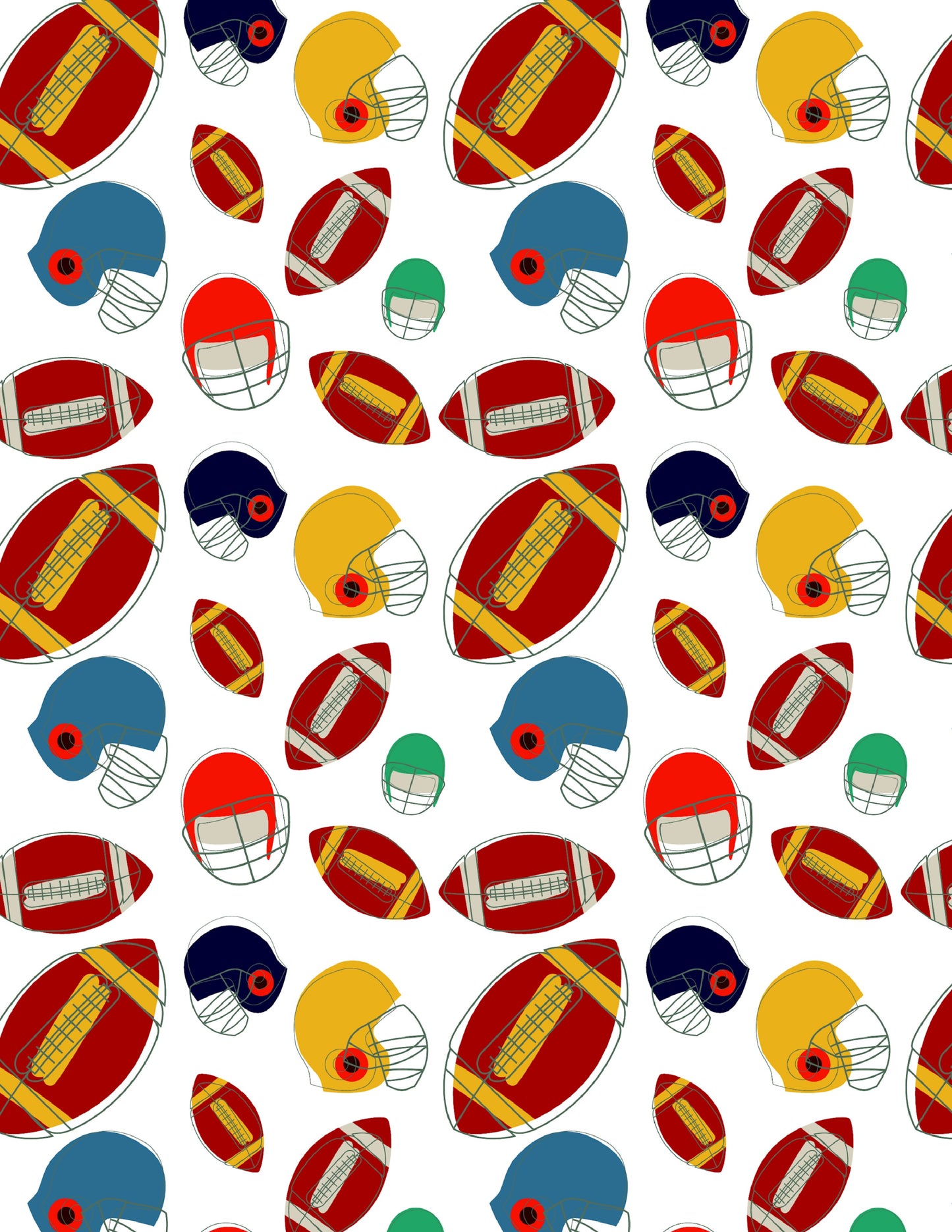 Football Game Edible Image Cake Topper - Precut Easy to use