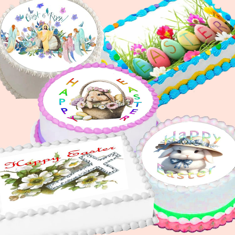 Easter Edible Image Cake Topper