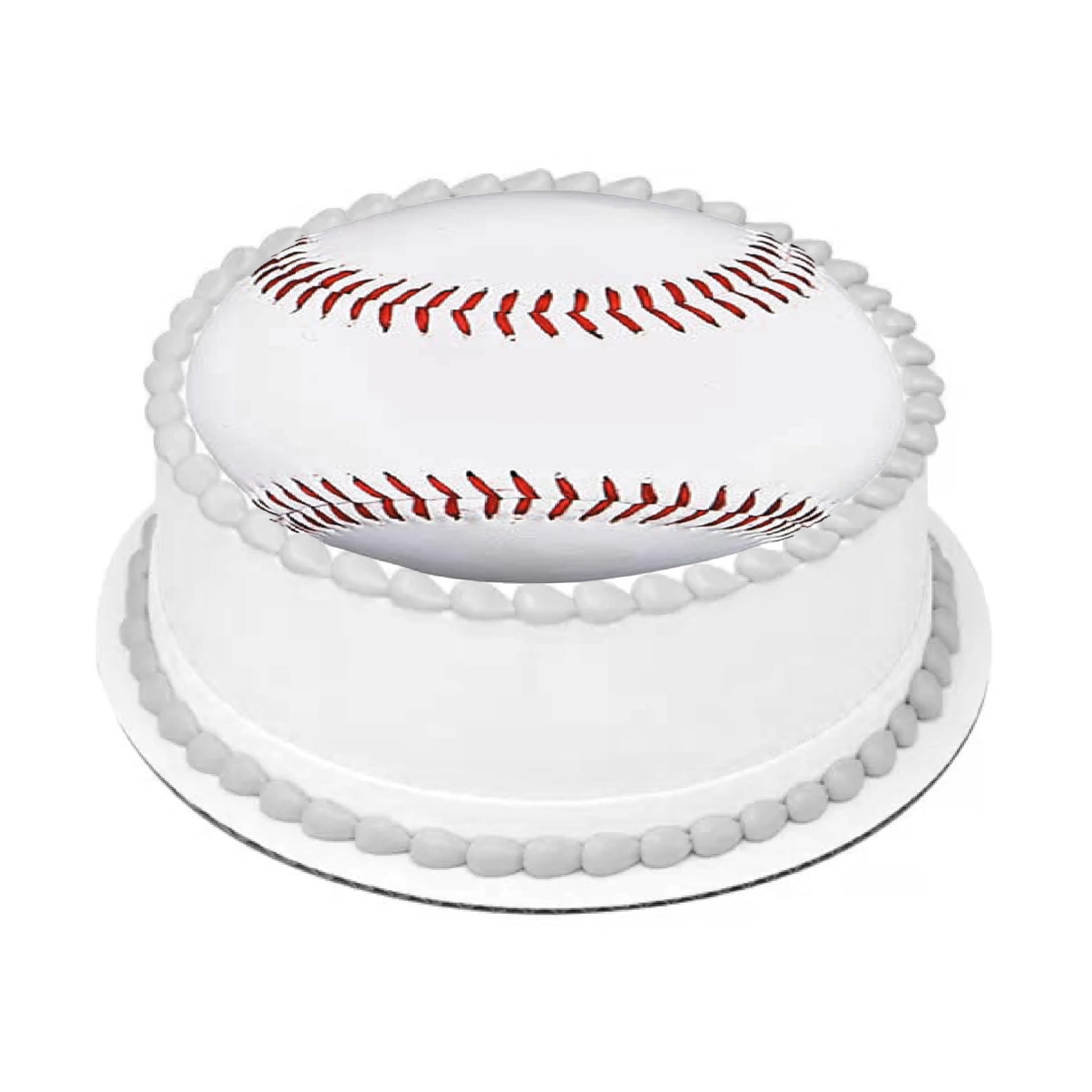 Baseball Edible Cake Image