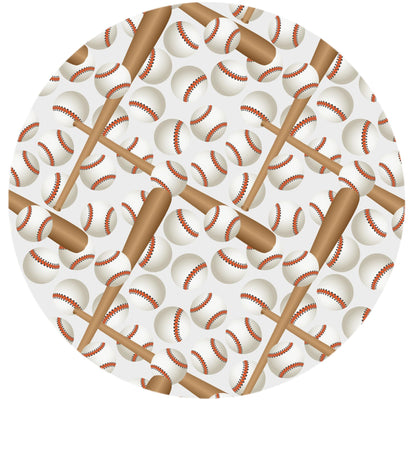 Baseball Game Edible Cake Image