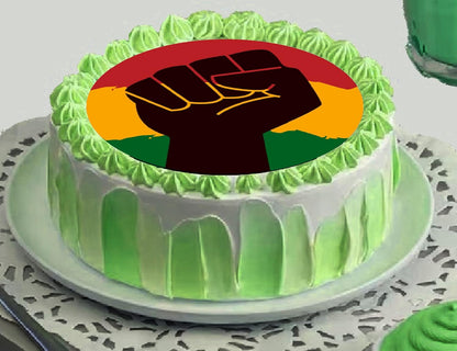 Juneteenth Equality for all Edible Edible Image Sheet Cake Topper - Precut Easy To Use