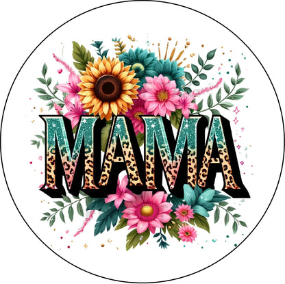 Mothers Day Mama Edible Image Sheet Cake Topper - Precut Easy To Use