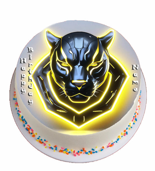 Black Panther Edible Image Cake Topper
