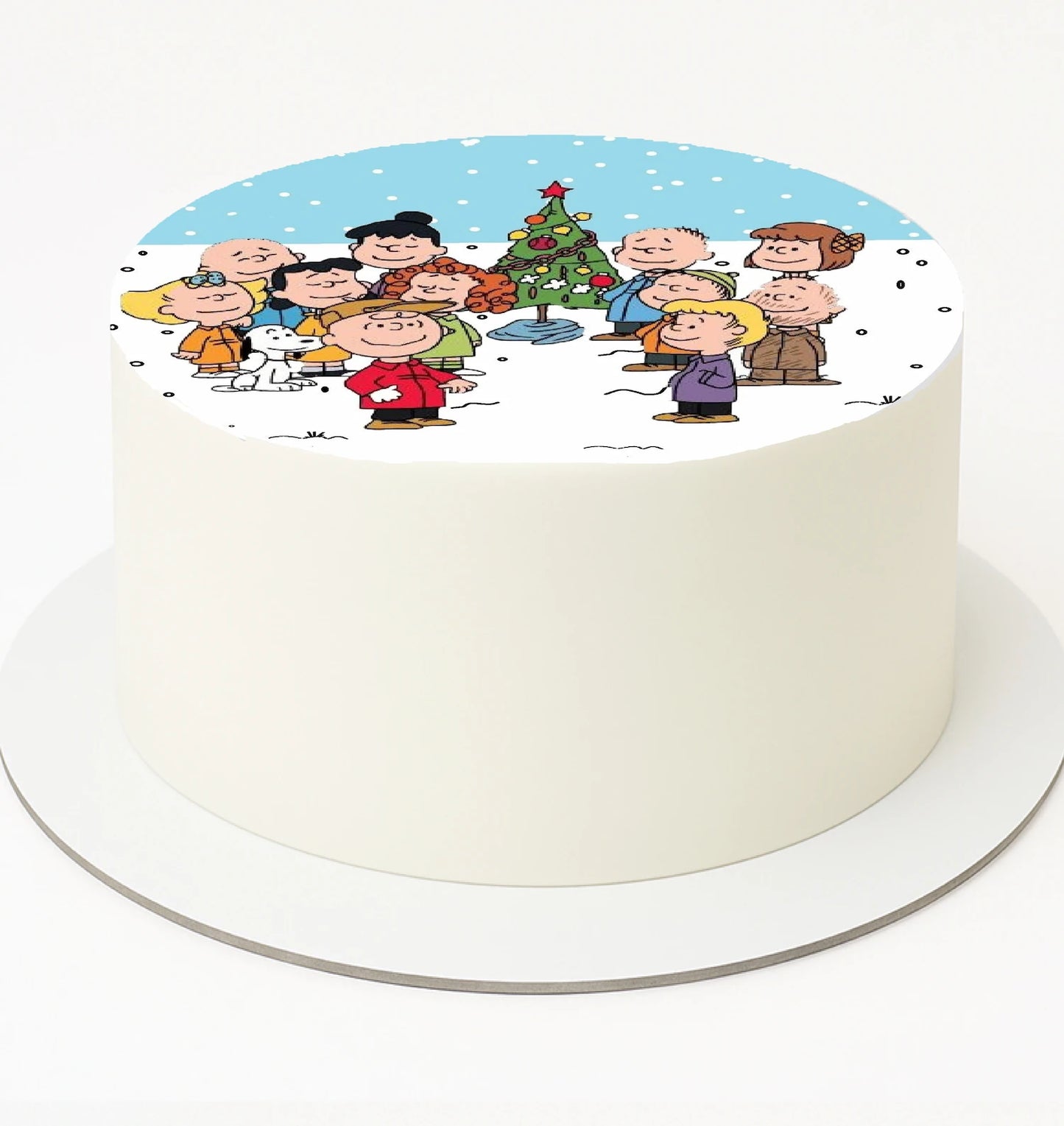 Edible Icing Images Sheet Cake Topper with Christmas Charles Brownn-themed decoration