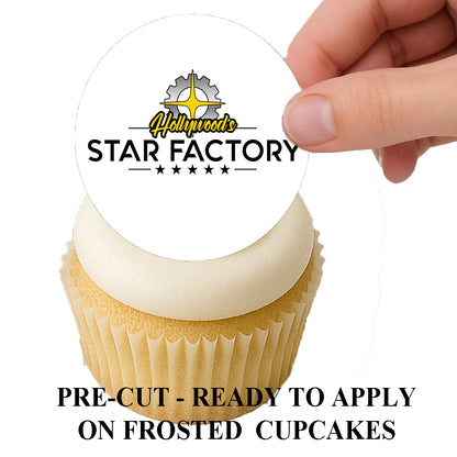 Custom Edible Cake Images Cupcake Your Image Your way with StarLogo Being Apply by hand