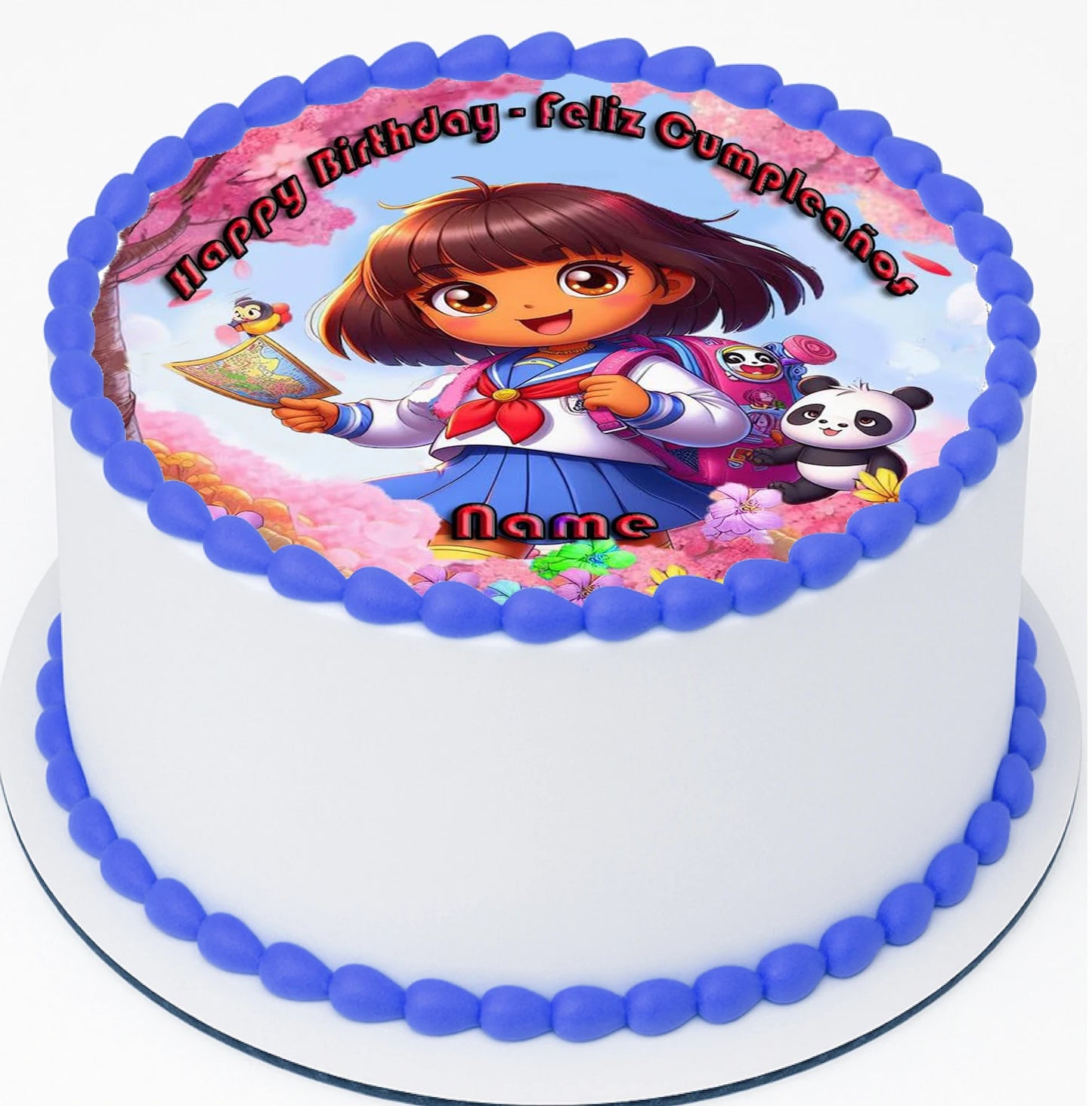 Dora Explorer Edible Image Cake Topper