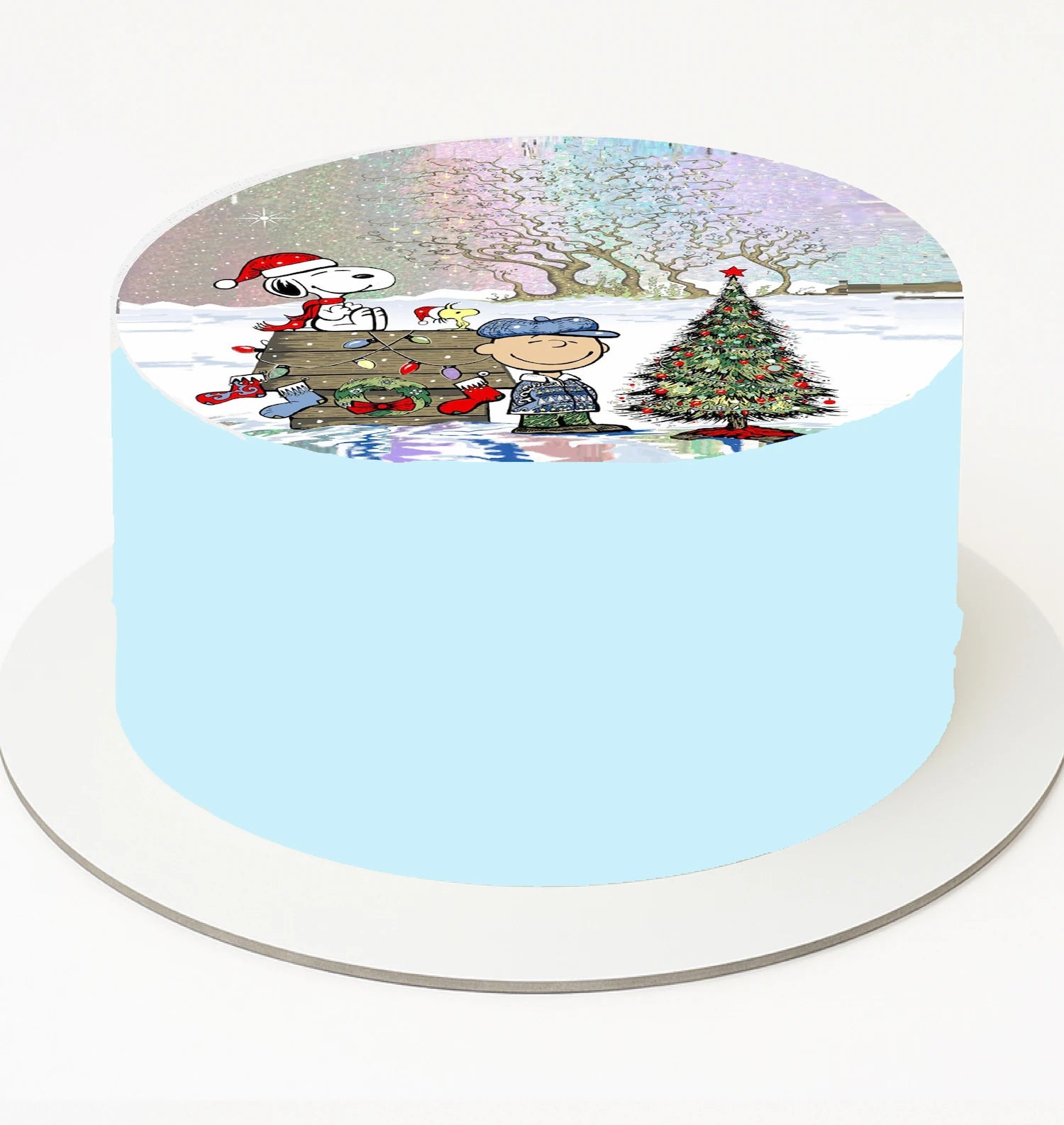 Edible Icing Images Christmas Snoops cake topper