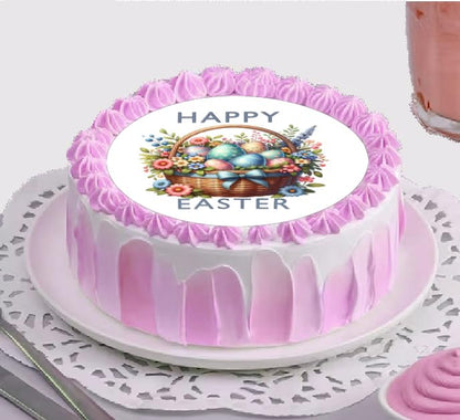 Edible Icing Images Easter Egg Basket Cake Topper