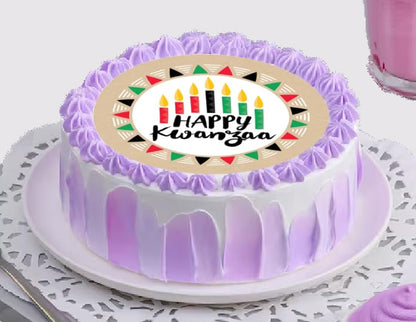Edible Icing Images Kwanzaa Cake Topper