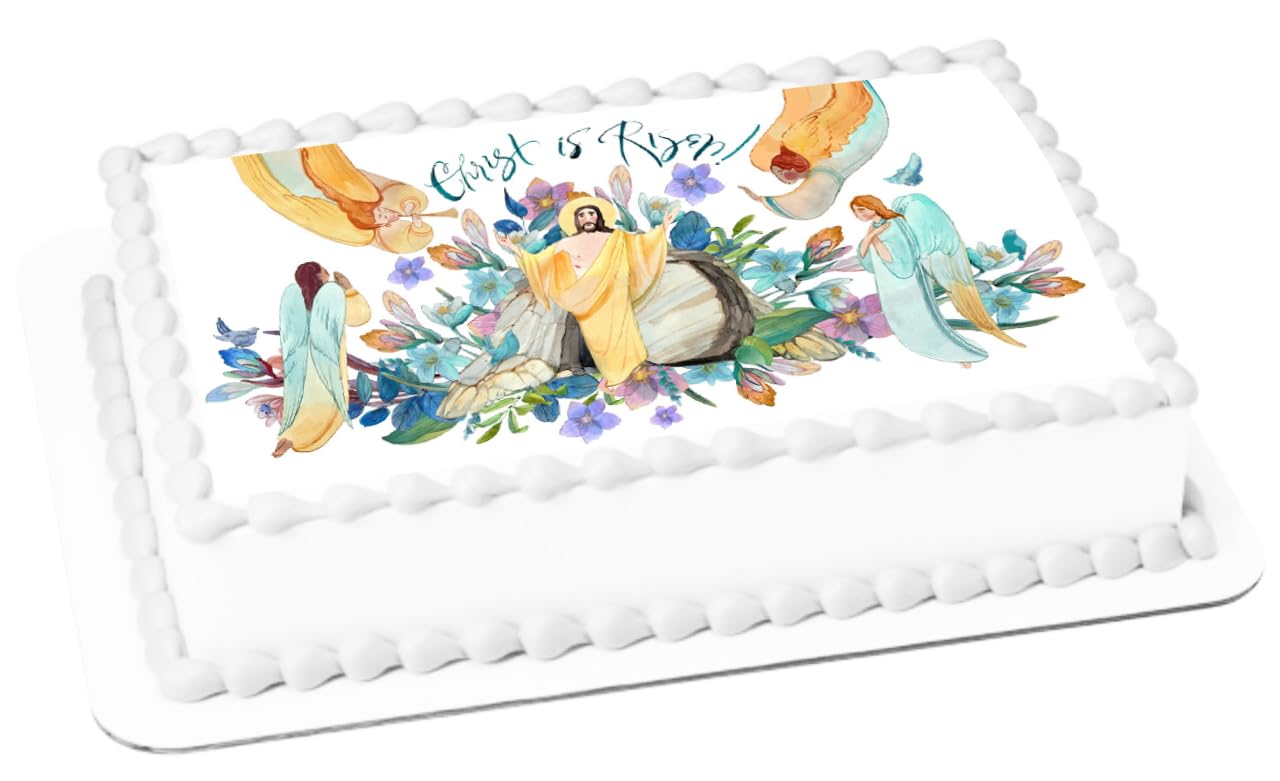 Edible Icing Images Easter He Has Risen Sheet Cake Topper