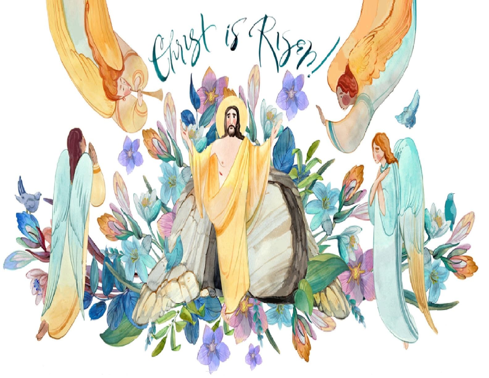 Edible Icing Images Sheet Cake Topper with Easter He Has Risen Design