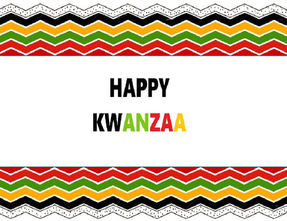 Edible Icing Images Sheet Cake Topper with Kwanzaa Design