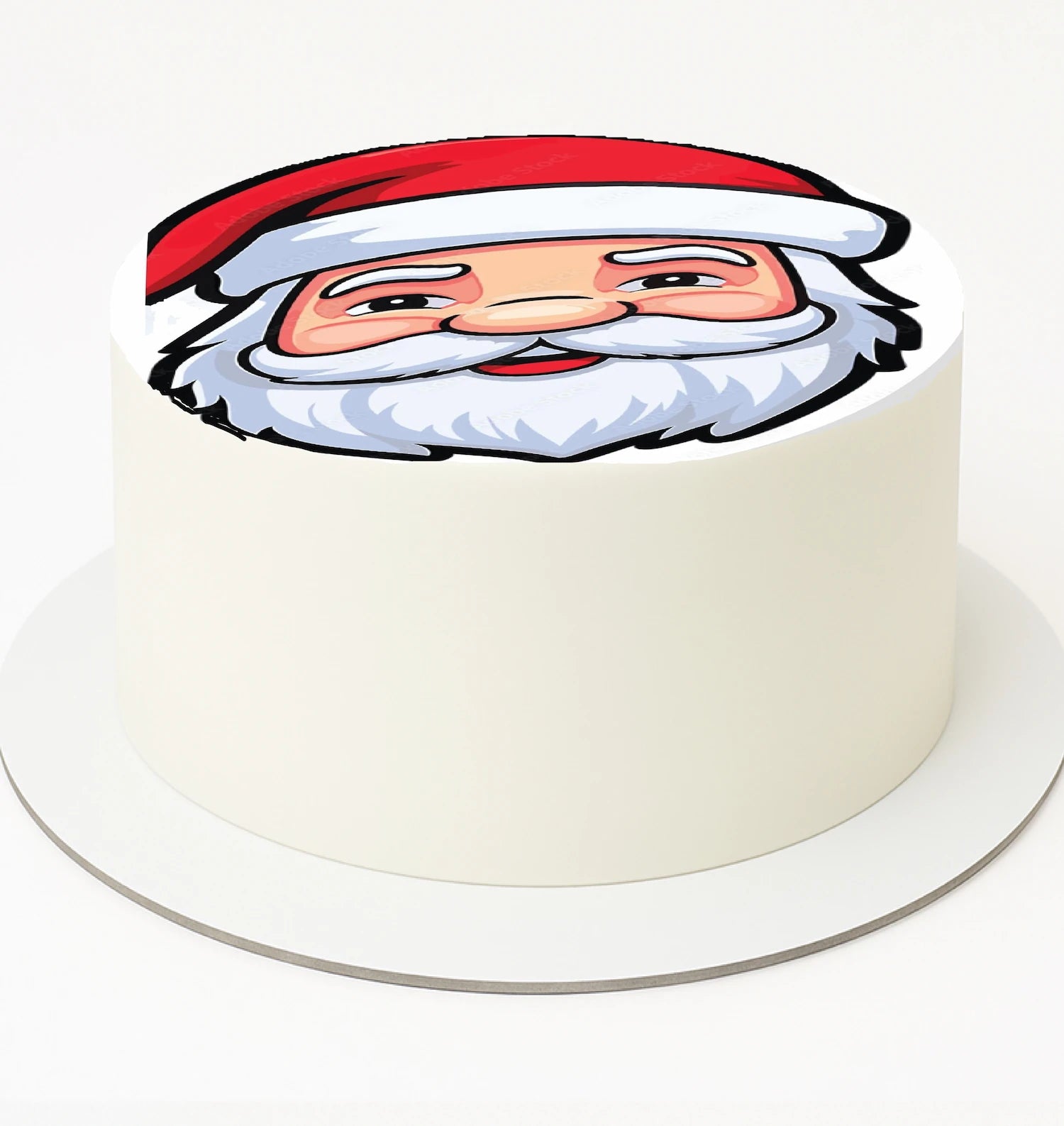 Edible Icing Images Christmas topper with Christmas Fun Santa Clause design