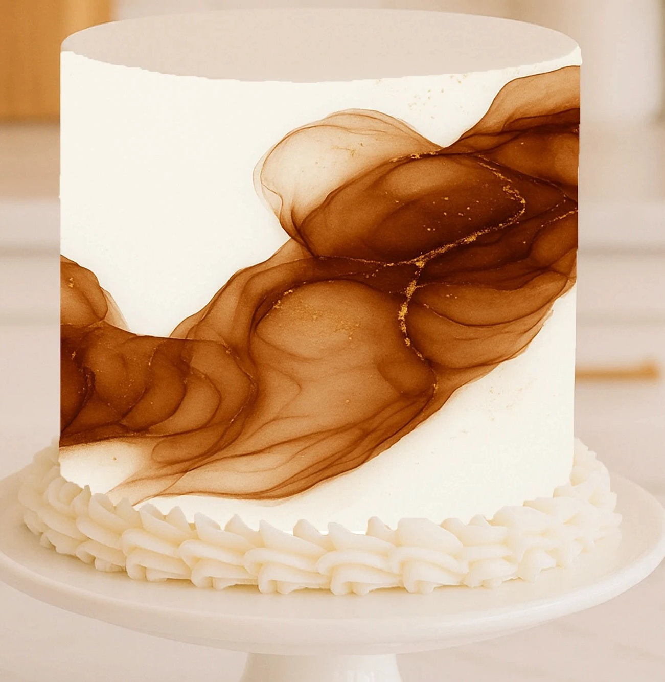 Ethereal Current Amber Drift cake wrap