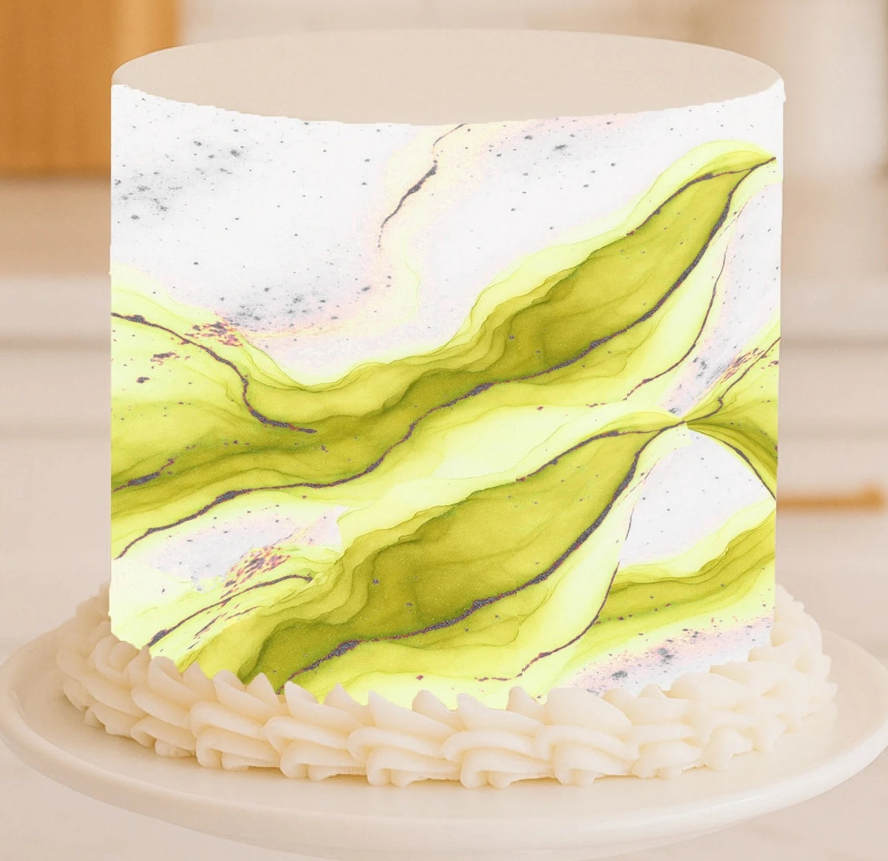 Ethereal Current Golden Zephyr cake wrap