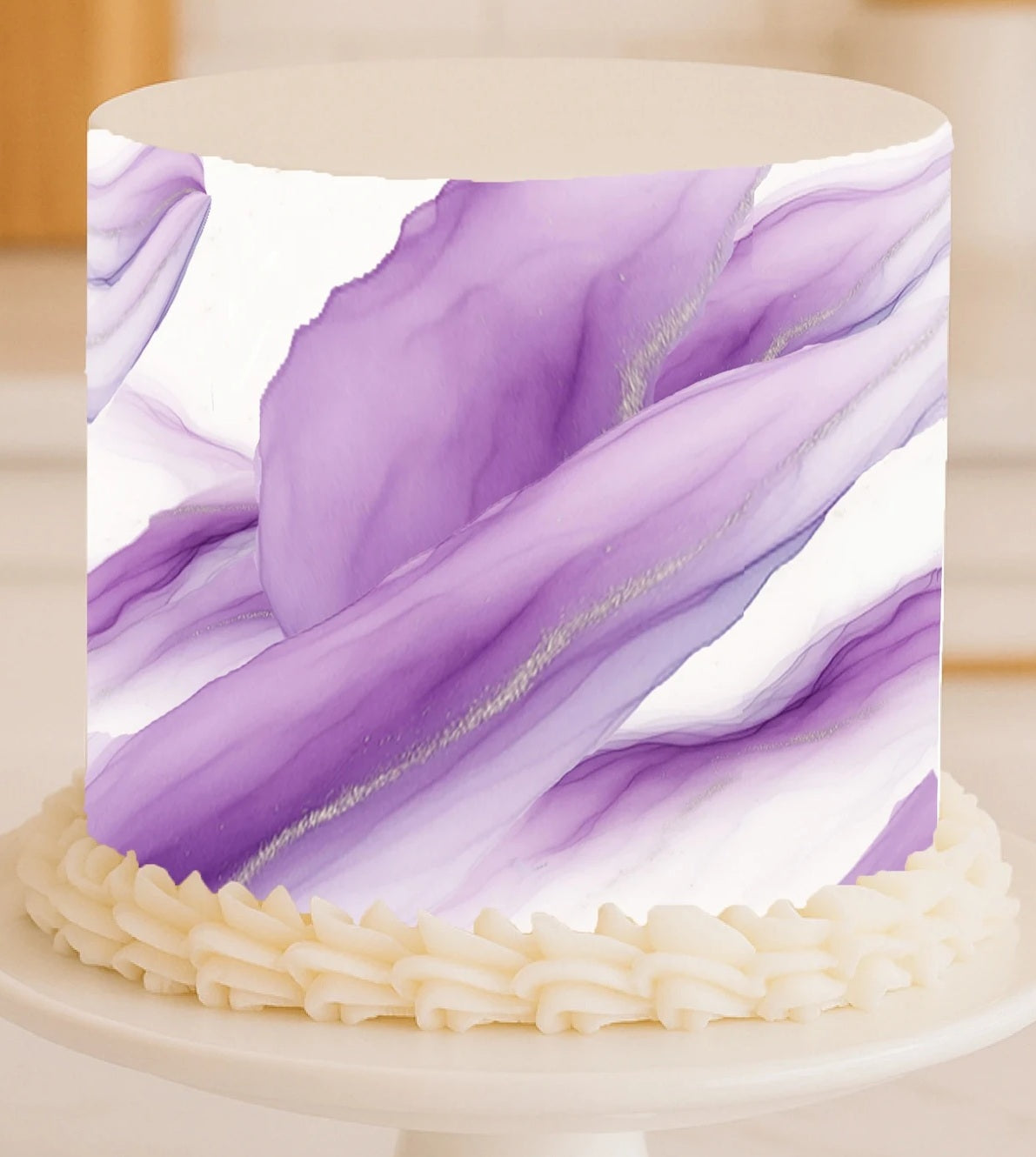 Ethereal Current Lilac Cascader cake wrap