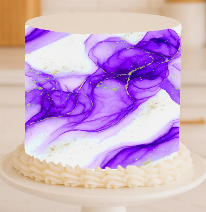Ethereal Current Violet Vein cake wrap