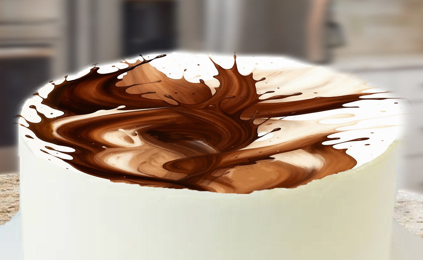 Fluid Harmony Cocoa Whirl Topper