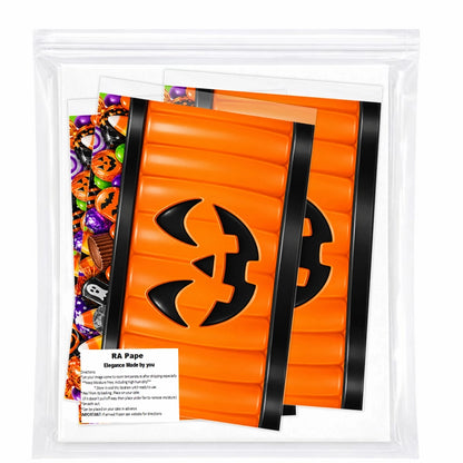 Halloween Seamless Jack-O-Lantern Trick-Or-Treat Edible Image Cake Wrap and Topper Icing Sheet - RA Pape