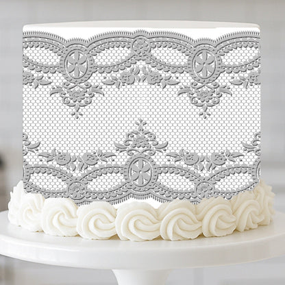 Heirloom Lace Collection Platinum Lacencake
