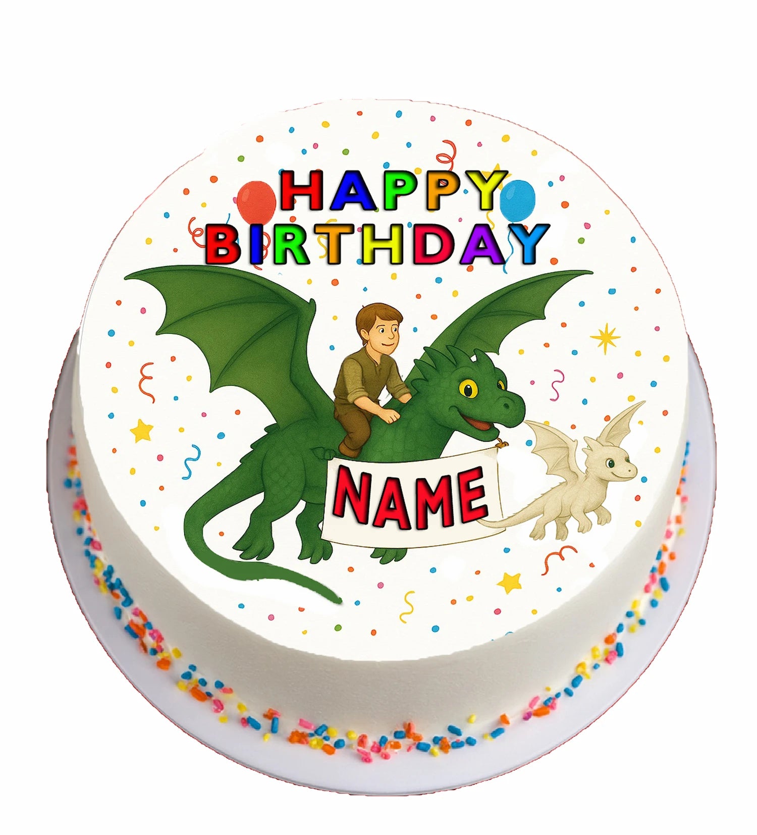 How To Train Dragon Edible Image Cake Topper