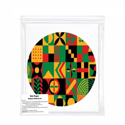 Juneteenth Bold and Beautiful Edible Image Cake Topper – Pre-cut 8" Round Icing Sheet