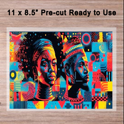 Juneteenth Strong and Powerful Edible Image Cake Topper Ready to Use