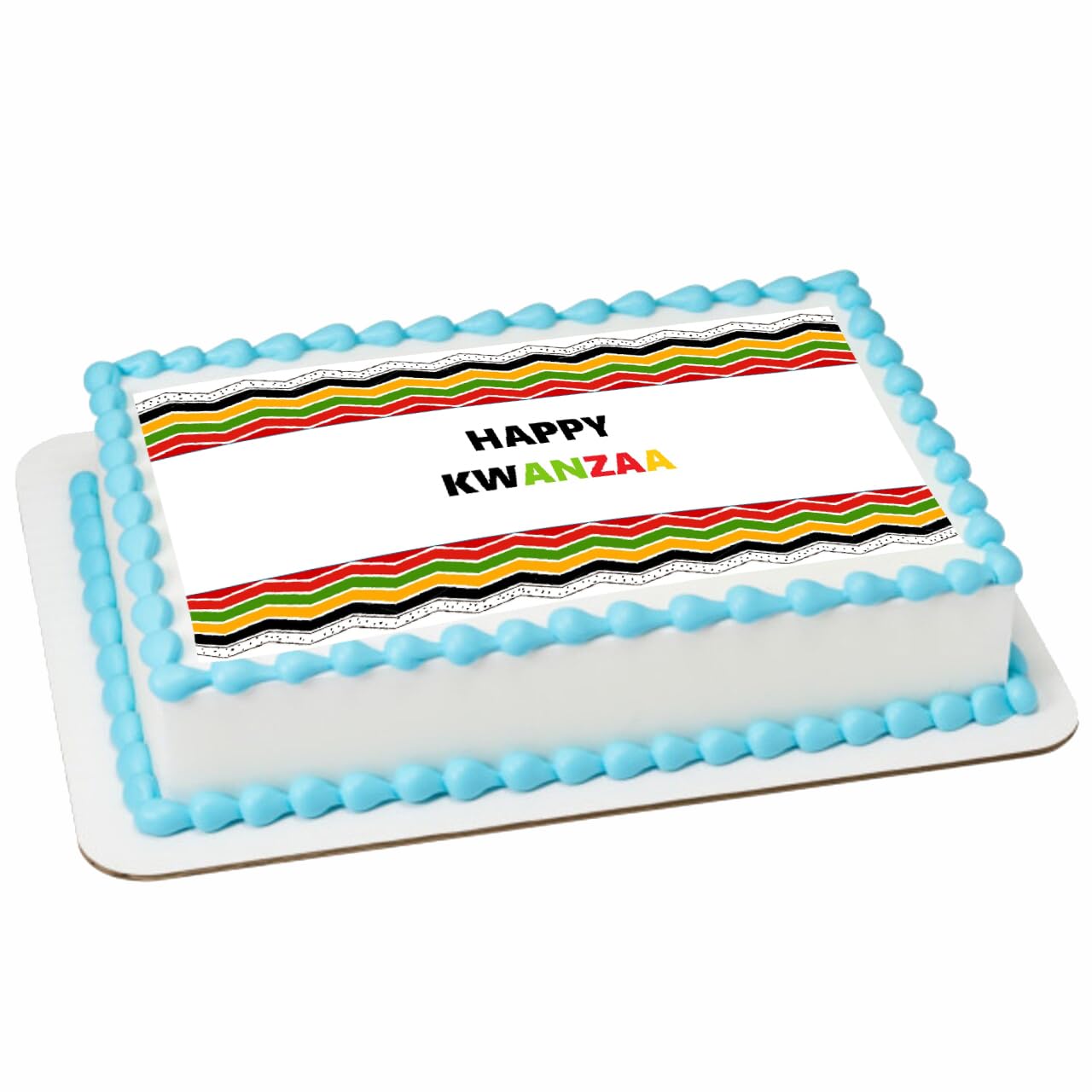Edible Icing Images Kwanzaa Sheet Cake Topper
