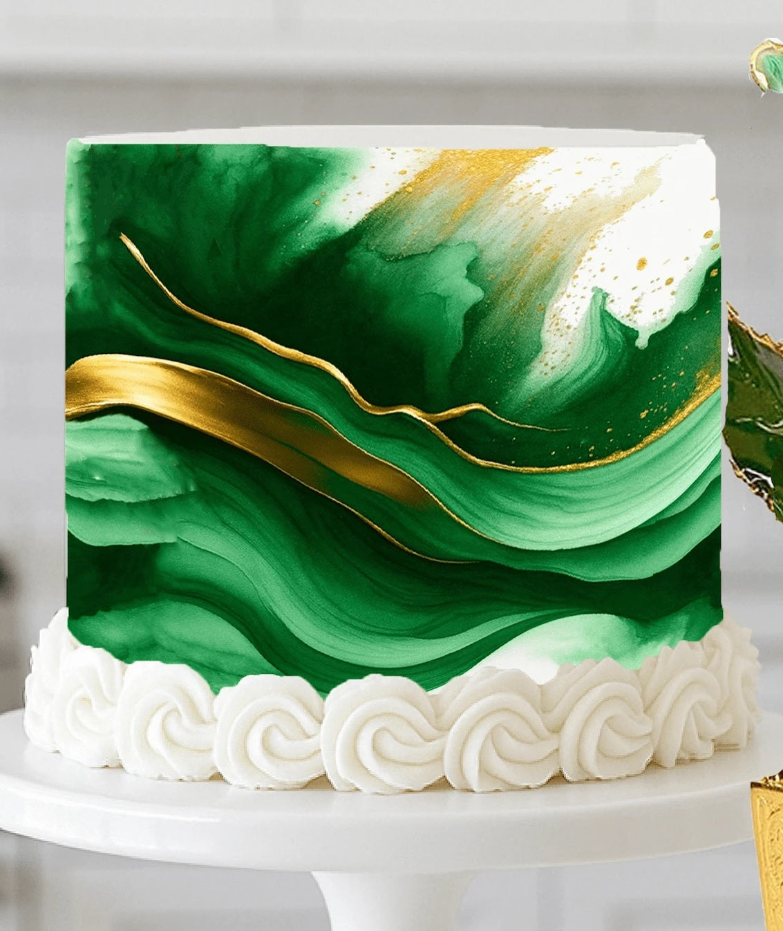 Luxe Flow Collection  Emerald Wrap