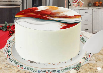 Luxe Flow Collection  Ruby Wine Topper