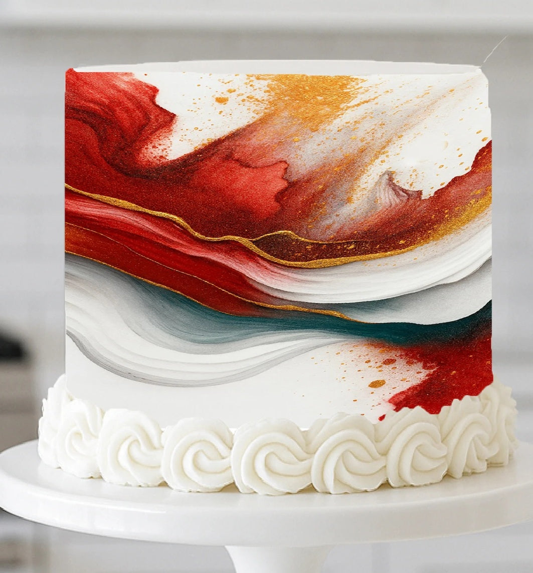 Luxe Flow Collection  Ruby Wine Wrap