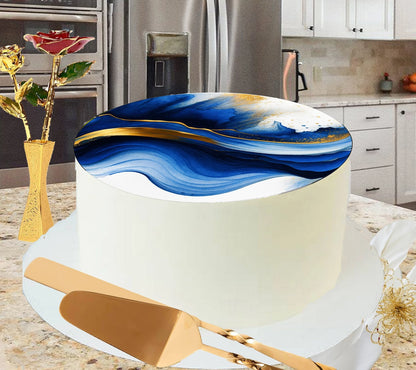 Luxe Flow Collection  Sapphire Topper