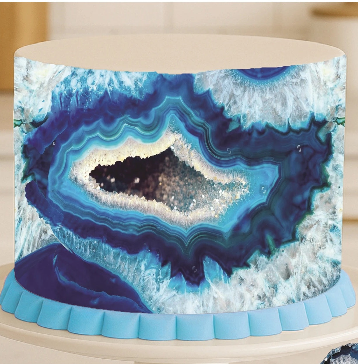 Luxe Strata Azure Abys wrap