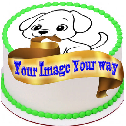 Make It YOUR Way | Upload Your Own Image | Edible Image Cake Topper Customize cute image and text