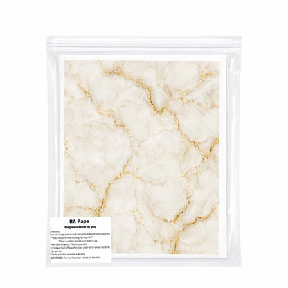 We send you enough Molten Gold Marble Wedding Custom Edible Image Cake Wrap – Seamless Icing Sheet  to wrap your selected cake size