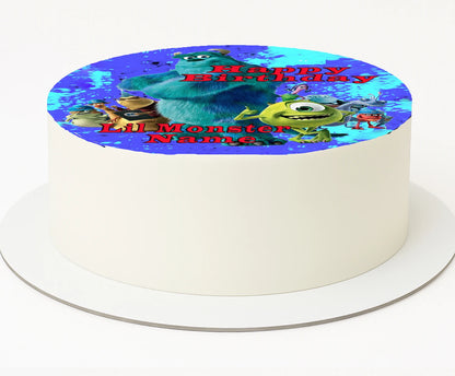 Monster inc Party Mode on your birthday. Edible Icing Images Cake Topper