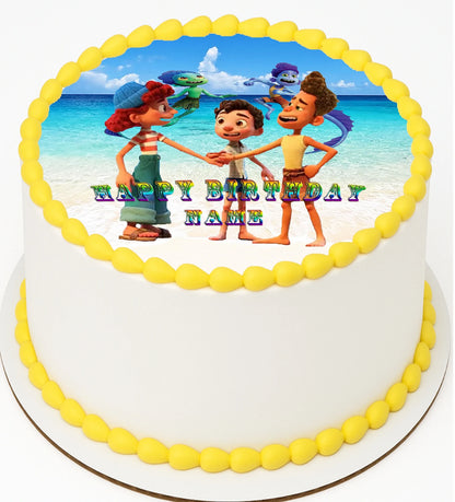 Party with Luca Edible Iicing Image Cake Topper