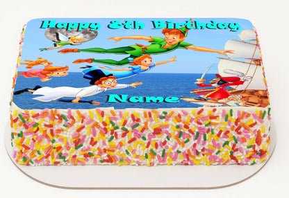 Peter Pan Wendy Edible Image Sheet Cake Topper