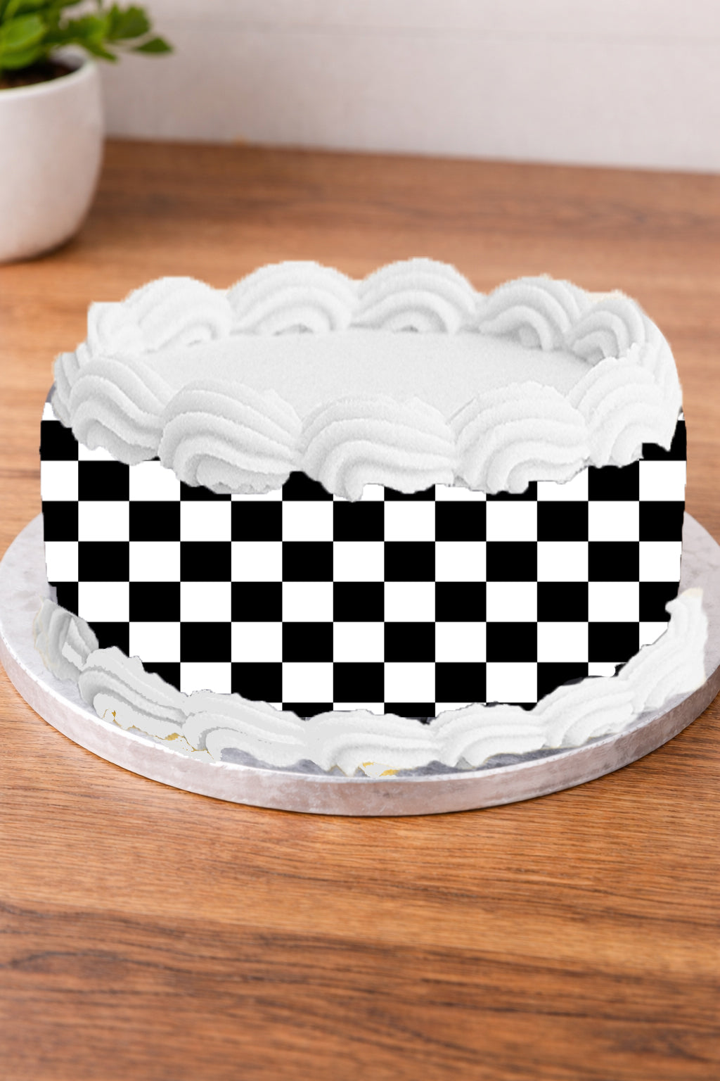 Racing Edible Cake Image Collection Checkered Flag edible image Wrap