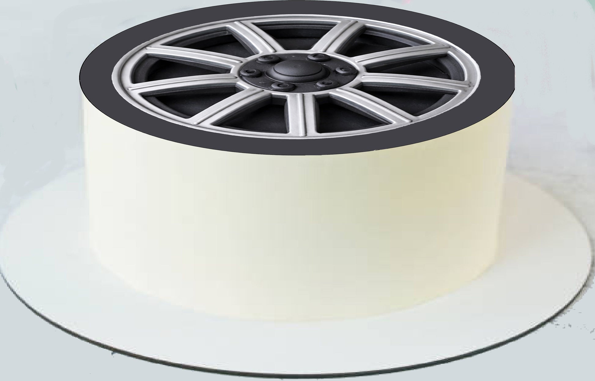 Racing Edible Cake Image Collection Hub Cap edible image Topper