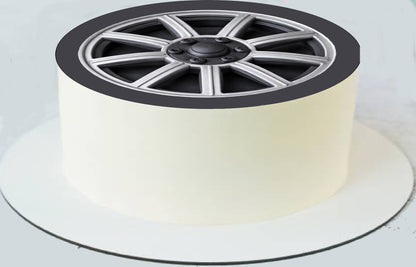 Racing Edible Cake Image Collection Hub Cap edible image Topper