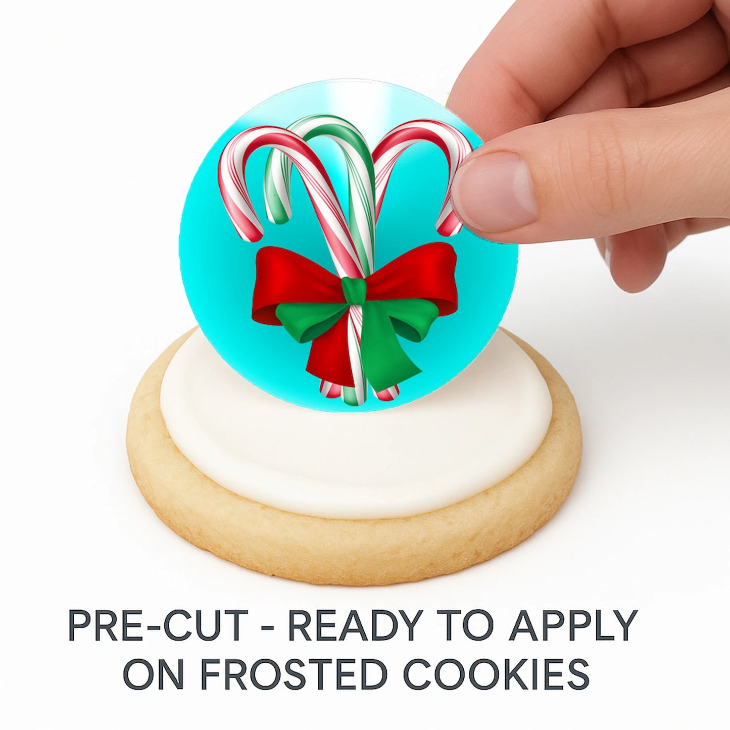 Christmas Edible Cake Images - Santa & Friends - Cookie & Cupcake Toppers